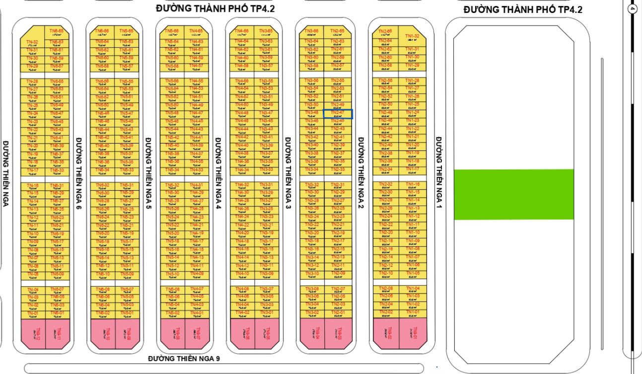 TN2-47 – Liền kề trung dãy, tối ưu an cư & đầu tư tại tiểu khu Thiên Nga